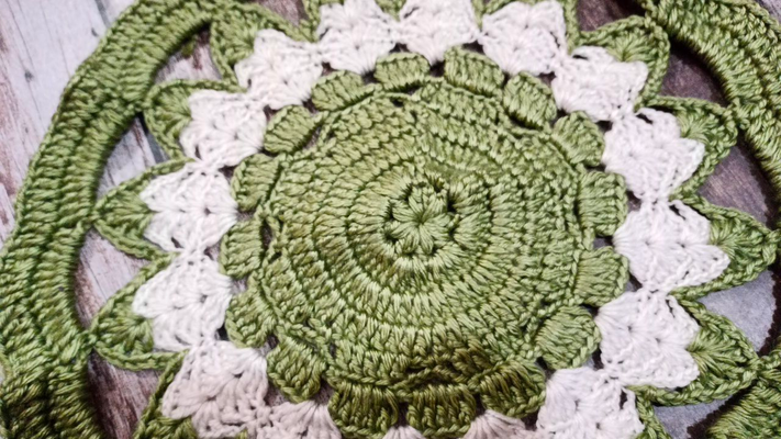 Beautiful Crochet Dolly 💚🤍
